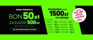 Promocja "50 zł za 500 zł" w NEONET