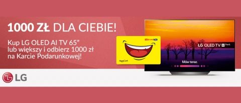 Promocja na telewizory LG w RTV EURO AGD