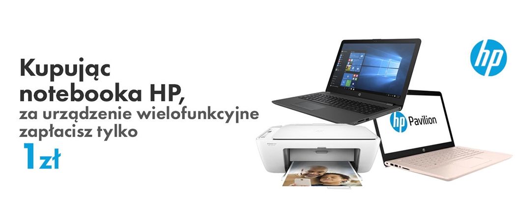 Drukarka HP gratis do laptopa i notebooka HP w promocji VOBIS!