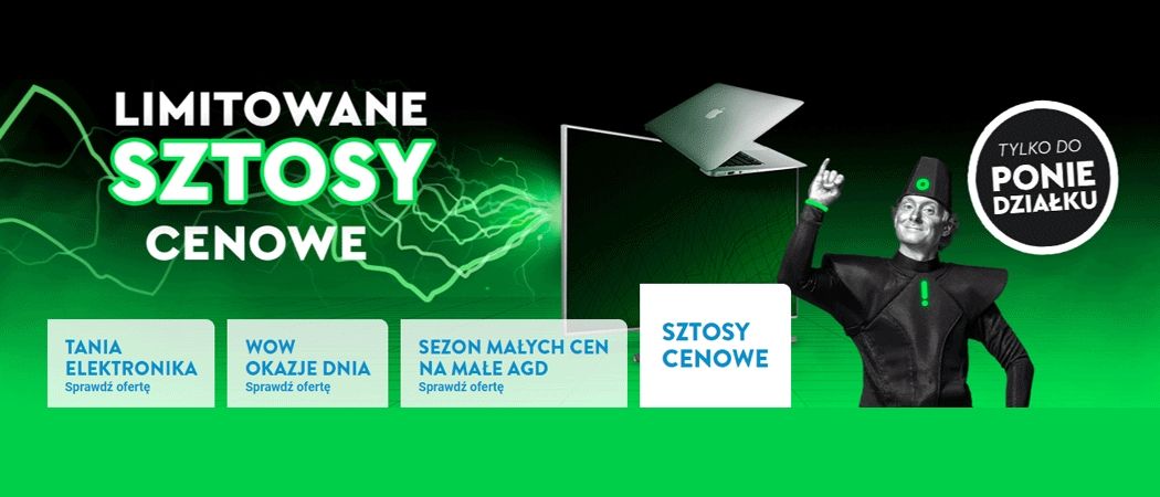 Promocja LIMITOWANE SZTOSY CENOWE w Ole Ole - kup wybrane RTV taniej z kodem rabatowym!