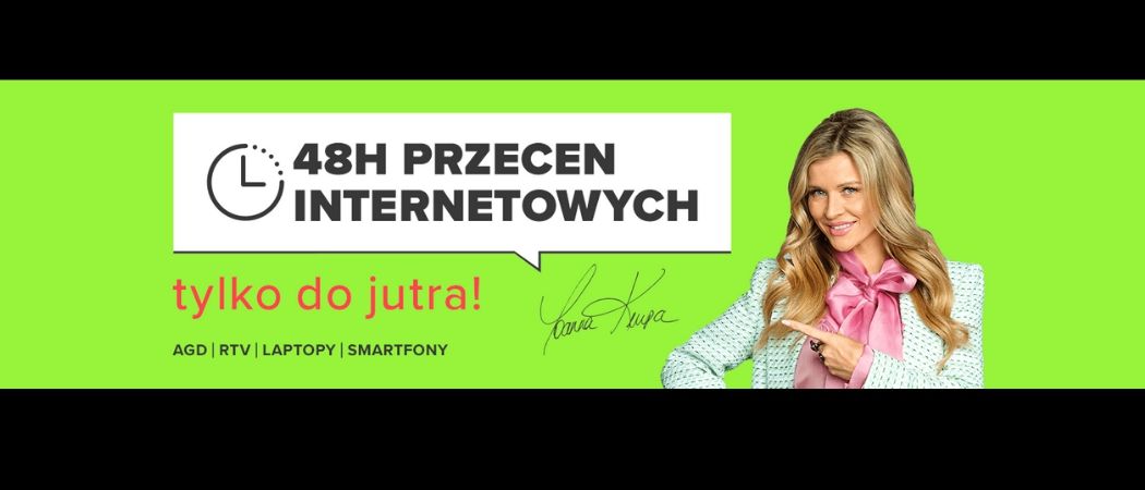Promocja 48H PRZECEN INTERNETOWYCH w Neonet - kup jeszcze taniej wybrane RTV!