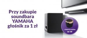 Promocja na soundbar YAMAHA w Media Expert