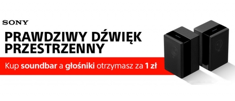 Promocja na soundbary SONY w RTV EURO AGD