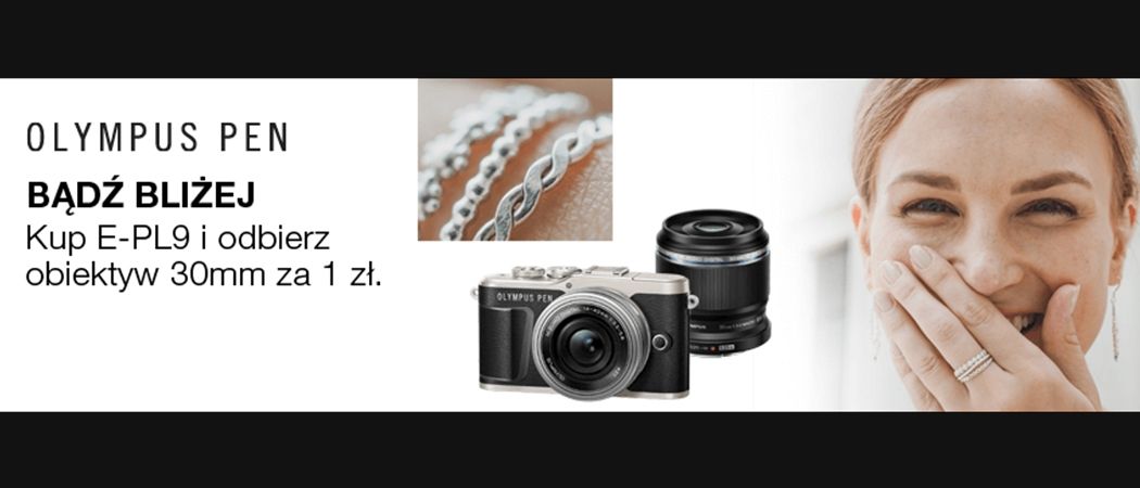 Promocja w RTV EUR AGD - kup promocyjny aparat OLYMPUS i odbierz obiektyw 30mm za 1 zł!