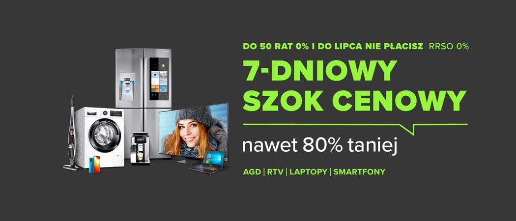 Promocja 7-DNIOWY SZOK CENOWY w Neonet - kup wybrane RTV taniej z kodem rabatowym!