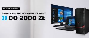 Promocja na laptopy i sprzęt komputerowy w Saturn