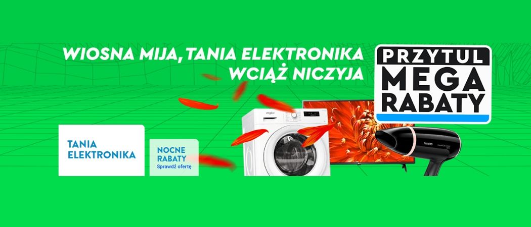 Promocja PRZYTUL MEGA RABAT w Ole Ole - kup jeszcze taniej wybrane RTV!