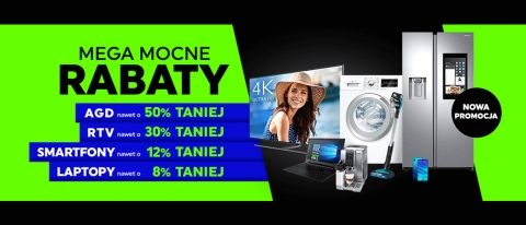 Promocja "Mega mocne rabaty" w NEONET