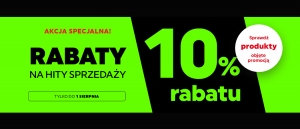 Promocja "Rabaty na hity sprzedaży" w NEONET