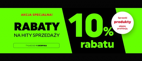 Promocja "Rabaty na hity sprzedaży" w NEONET