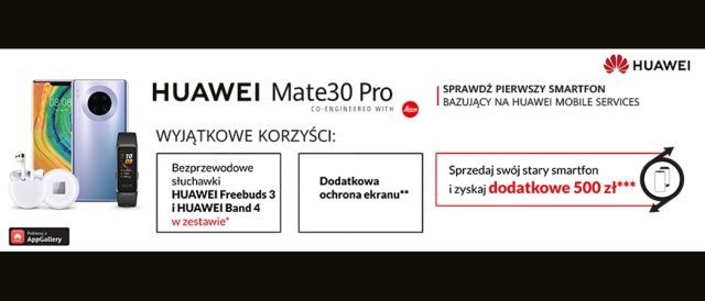 Promocja na smartfony HUAWEI w RTV EURO AGD