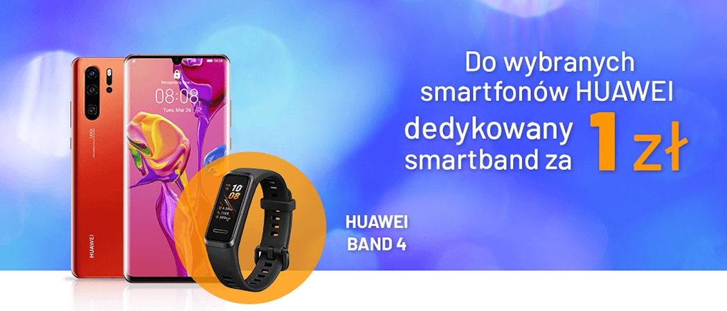 Kup promocyjny smartfon HUAWEI i odbierz w prezencie opaskę smartband za 1 zł w promocji Neo24!
