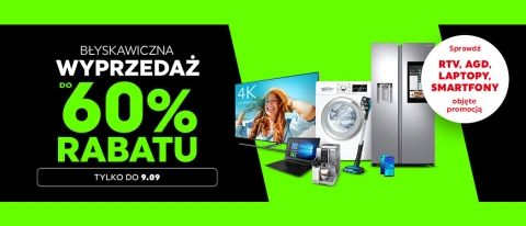 Promocja "Błyskawiczna wyprzedaż" w NEONET