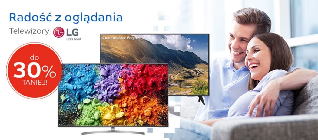 Promocja LG w eMAG - kup telewizor LG i odbierz do 30% rabatu!