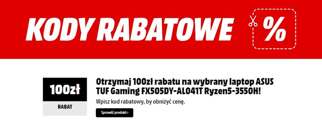 Kup promocyjny laptop ASUS i odbierz dodatkowy rabat w promocji Media Markt!