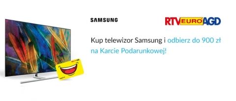 Promocja na telewizory SAMSUNG!