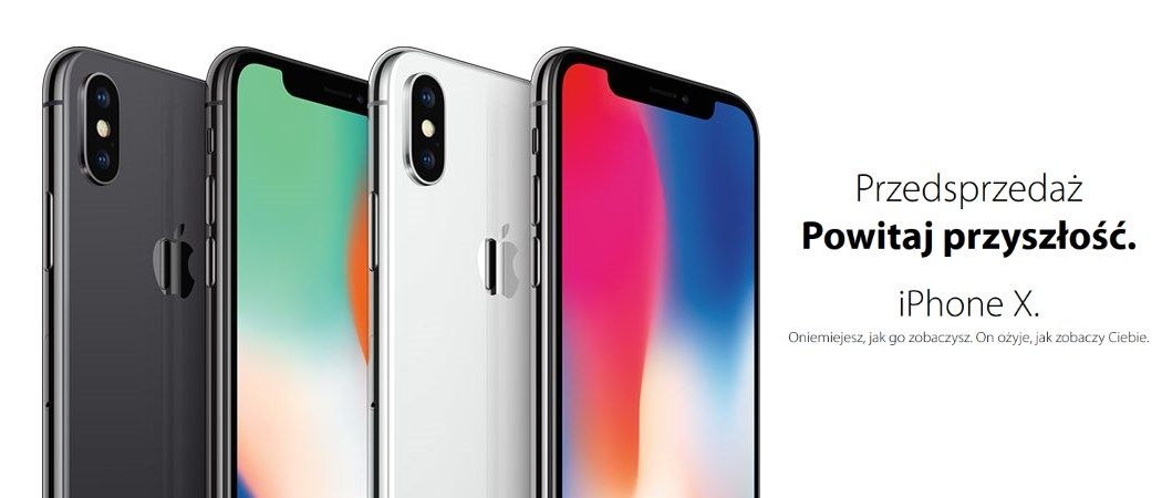 Przedsprzedaż APPLE iPhone X - kup teraz i odbierz w dniu premiery!