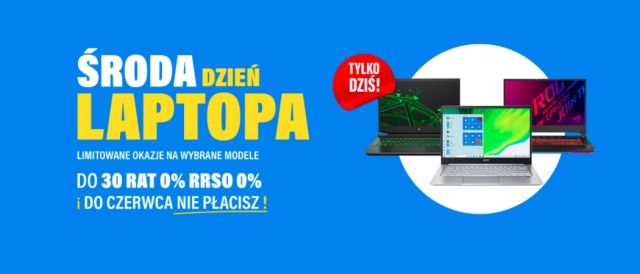 Promocja ŚRODA DZIEŃ LAPTOPA w RTV EURO AGD
