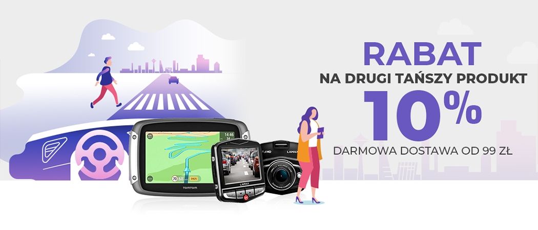 Promocja na nawigacje, kamery i rejestratory w Neo24 - drugi tańszy produkt dodatkowo 10% taniej!
