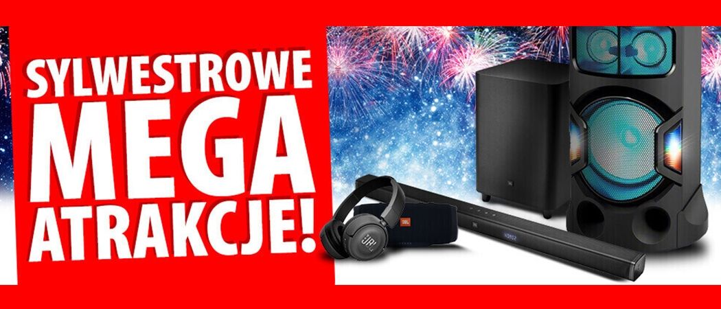 Promocja "Sylwestrowe mega atrakcje" w Media Expert - kup sprzęt RTV z dodatkowym rabatem!