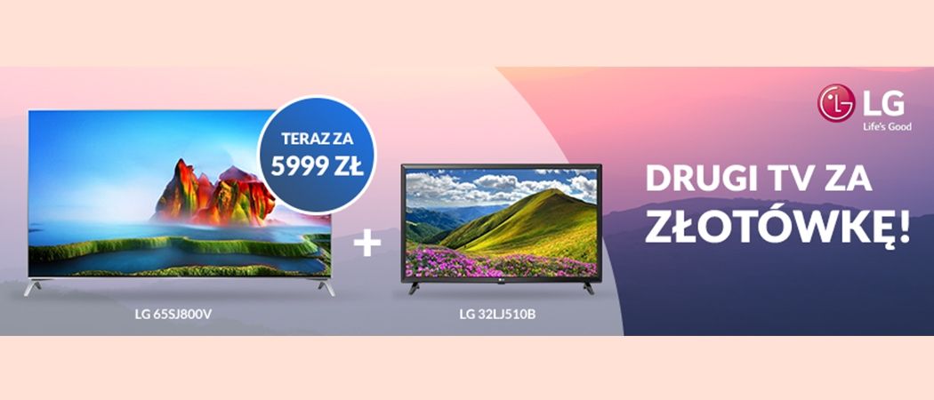 Drugi telewizor gratis (za złot&oacute;wkę) w RTV EURO AGD!