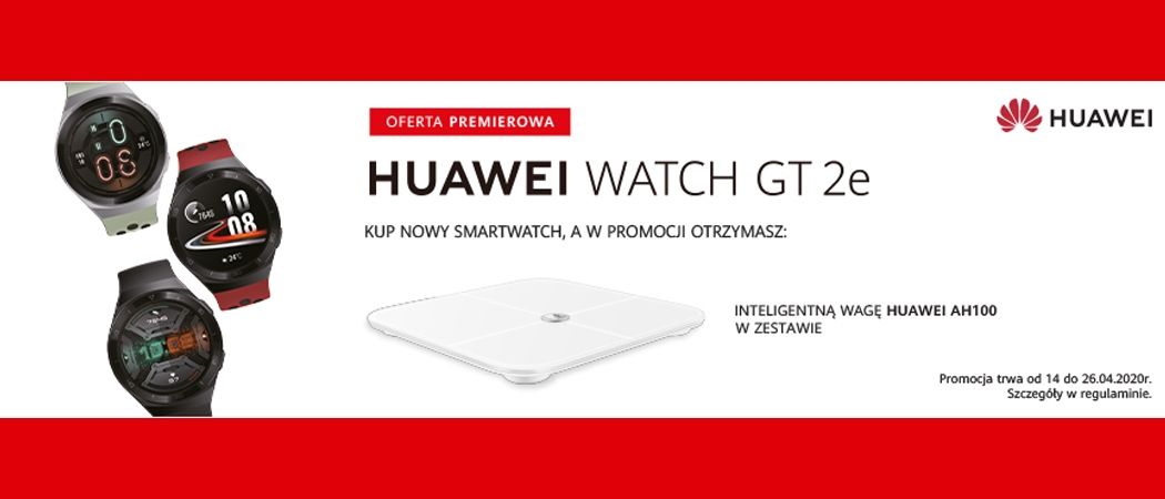 Promocja HUAWEI w RTV EURO AGD - kup wybrany smartwatch i odbierz w prezencie wagę!