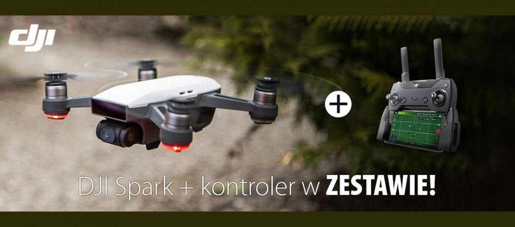 Promocja na drony - kup dron DJI Spark i odbierz kontroler w zestawie!