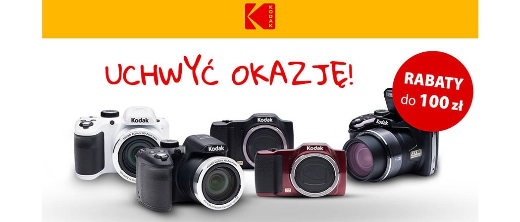 Rabaty na aparaty KODAK w Media Expert - kup wybrany aparat z rabatem do 100 zł!