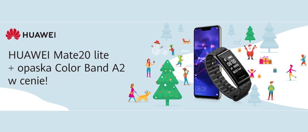 Kup smartfon HUAWEI i odbierz opaskę w prezencie w promocji RTV EURO AGD!