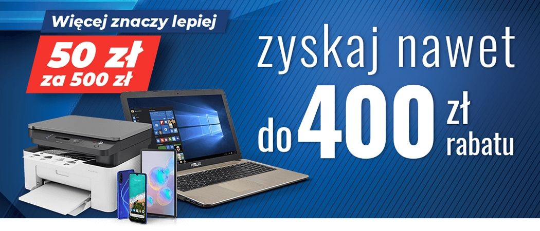 Promocja w Neo24 - kup wybrany sprzęt i zyskaj 50 zł rabatu za każde wydane 500 zł!