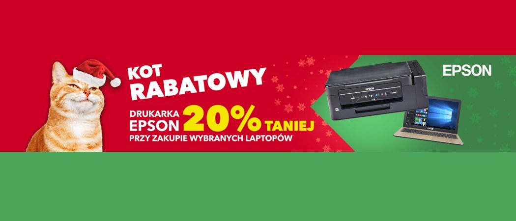 Drukarka 20% taniej przy zakupie promocyjnego laptopa w promocji RTV EURO AGD!