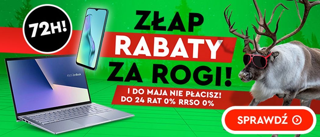 Promocja ZŁAP RABATY ZA ROGI w Ole Ole - kup jeszcze taniej promocyjne RTV!