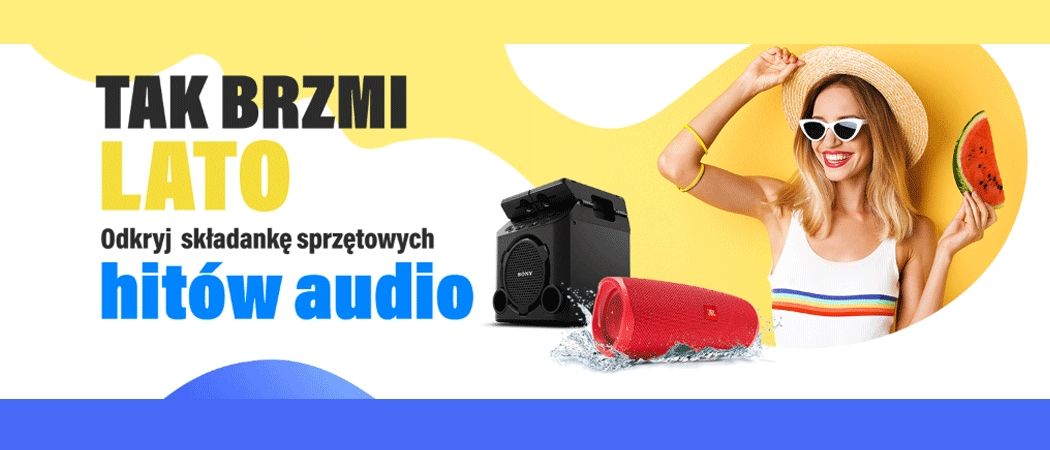 Promocja TAK BRZMI LATO w RTV EURO AGD - kup jeszcze taniej promocyjne audio!