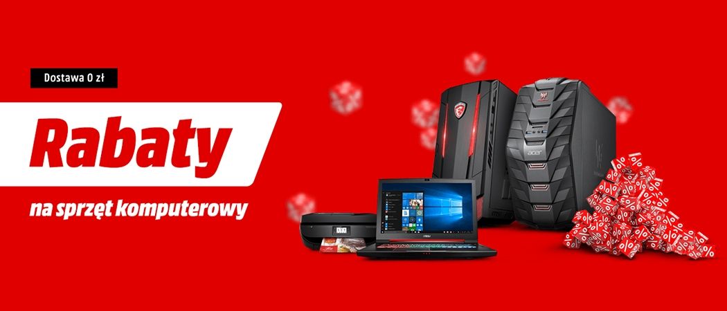 Rabaty w Media Markt - kup sprzęt komputerowy z rabatem i darmową dostawą!