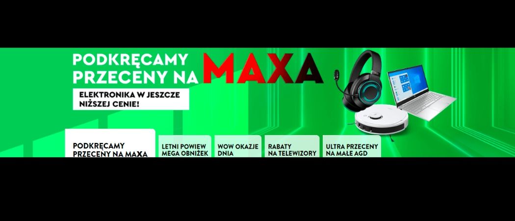Promocja PODKRĘCAMY PRZECENY NA MAXA w Ole Ole - kup jeszcze taniej wybrane AGD!