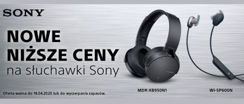 Promocja na słuchawki SONY w Media Markt