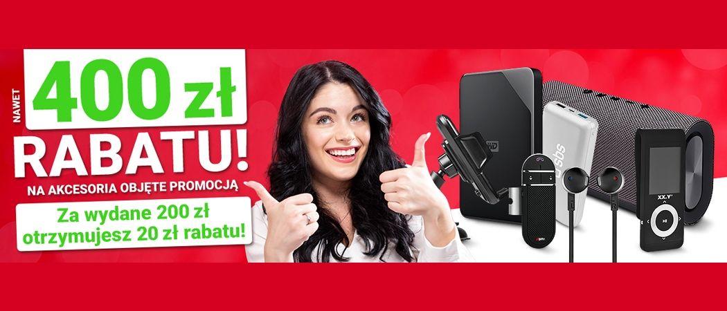 Promocja na akcesoria w Avans - kup taniej z kodem rabatowym wybrany głośnik mobilny i wiele innych!