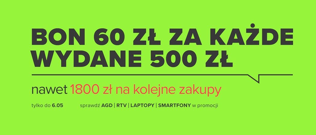 Promocja w Neonet - kup wybrane RTV i zyskaj nawet do 1800 zł na kolejne zakupy!