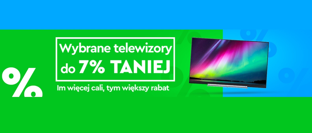 Promocja na telewizory w Ole Ole - kup wybrany telewizor do 7% taniej!