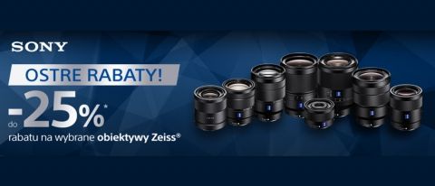 Promocja na obiektywy SONY w RTV EURO AGD