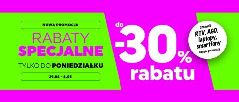 Promocja "Rabaty specjalne" w NEONET