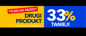 Promocja Drugi Produkt 33% Taniej w RTV EURO AGD