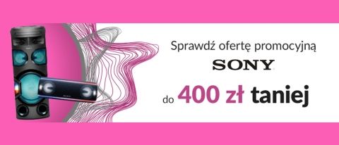 Promocja na sprzęt audio SONY w RTV EURO AGD