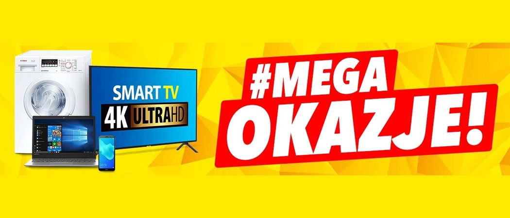 Promocja MEGA OKAZJE w Media Expert - kup wybrane RTV taniej z kodem rabatowym!
