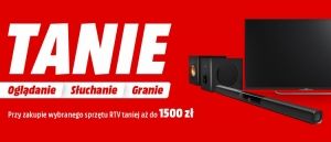 Promocja na telewizory i sprzęt audio w Media Markt!