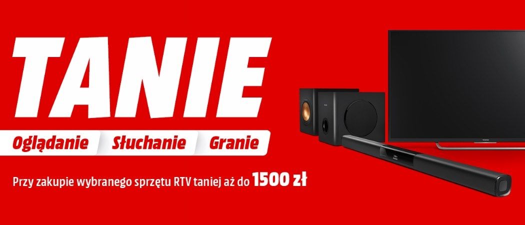 Promocja na telewizory i sprzęt audio z rabatem - tanie oglądanie i słuchanie!