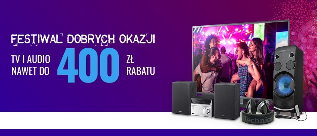 Promocja na sprzęt RTV w Neo24 - kup wybrany sprzęt i zyskaj nawet do 400 zł zniżki!
