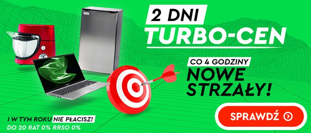 Promocja 2 DNI TURBO CEN w Ole Ole - kup wybrane RTV taniej z kodem rabatowym!