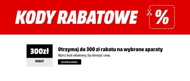 Promocja na aparaty w Media Markt