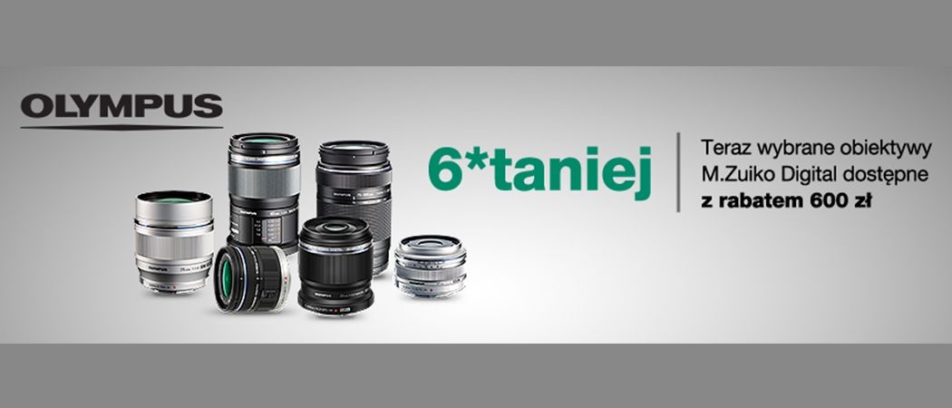 Kup promocyjny obiektyw Olympus aż 600 zł taniej w promocji RTV EURO AGD!